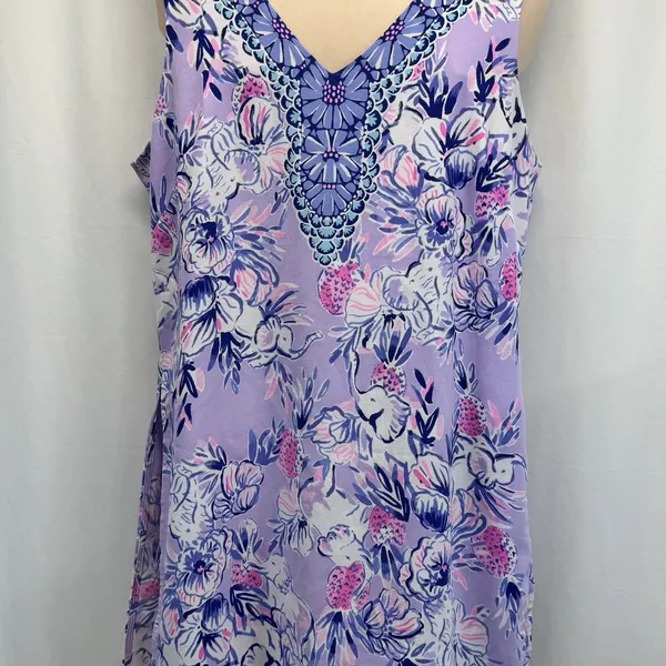 Lilly Pulitzer Trunks in the Air Ronnie Dress 14 Coastal Preppy Resort Purple - Image 5