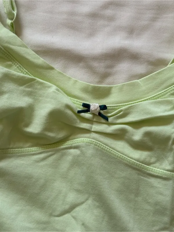 Free People Intimately | Light Green Spaghetti Strap Tank Top Cami | Small - Image 4