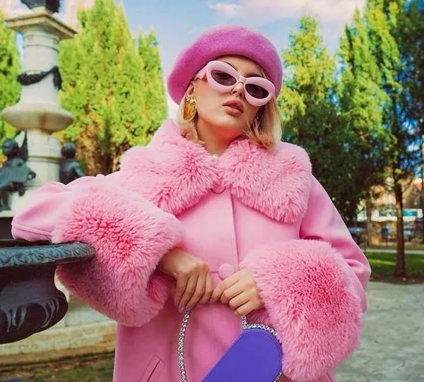 Fashion Inflated Cat-eye Oversized Frame Sexy Lip Candy Glasses Trendy Designer - Image 5