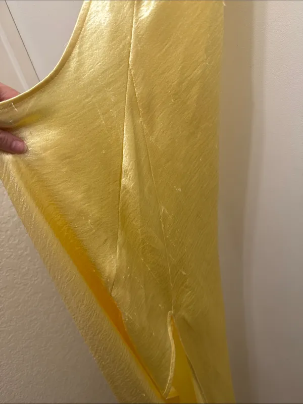RESA river slip dress yellow - Image 6