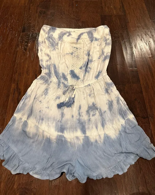 Blue And White Romper - Image 2
