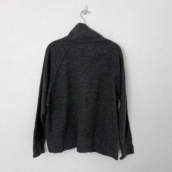 [Nike] Charcoal Heathered Gray Therma-FIT 1/2 Zip Pullover Training Top Sz Large - Image 2