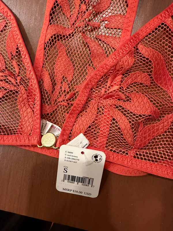 Free People Raya Embroidered Bralette - Image 2