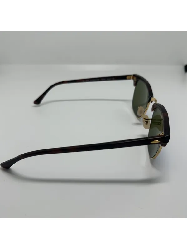 Ray-Ban RB 3016 Clubmaster Classic Sunglasses with Blue Mirrored Lenses - Image 7