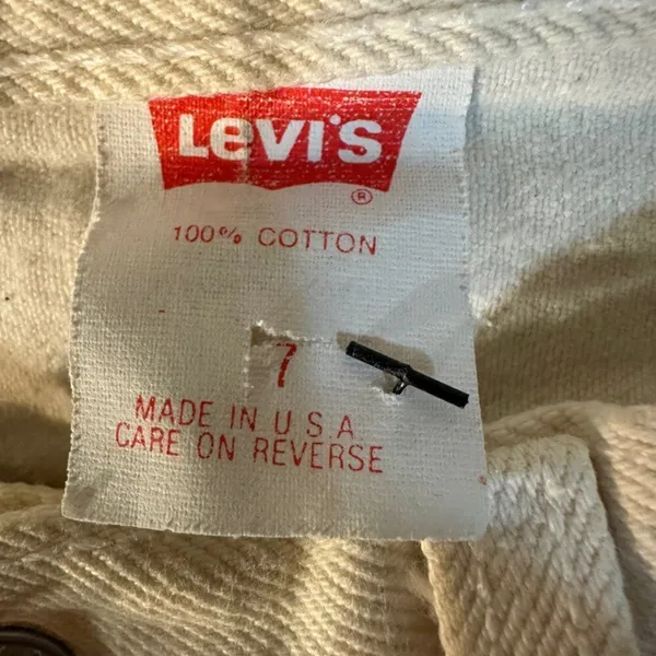 Levi’s Vintage 501 Size 7 Inseam 25 inches Made in USA 1991 - Image 11