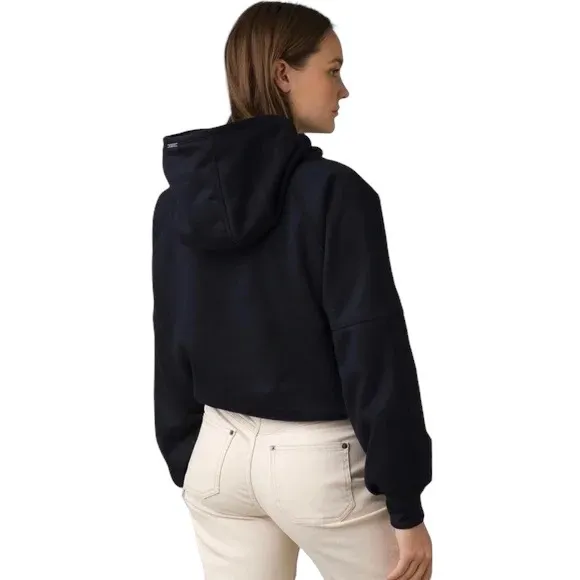 NWT Prana Women's Ziller Wool Blend Sweatshirt Hoodie with Corded Hem Oversized - Image 5