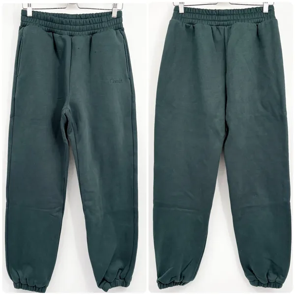Comfrt Unisex Pine Green Signature Oversized Lounge Cozy Sweatpants Size M - Image 2