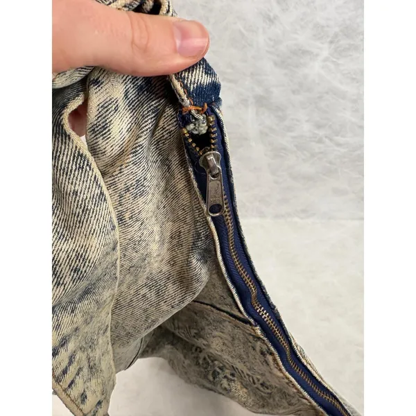 Vintage Y2K 90s Acid Wash Denim Hobo Bag Shane's Logo Retro Slouchy‎ Shoulder - Image 8