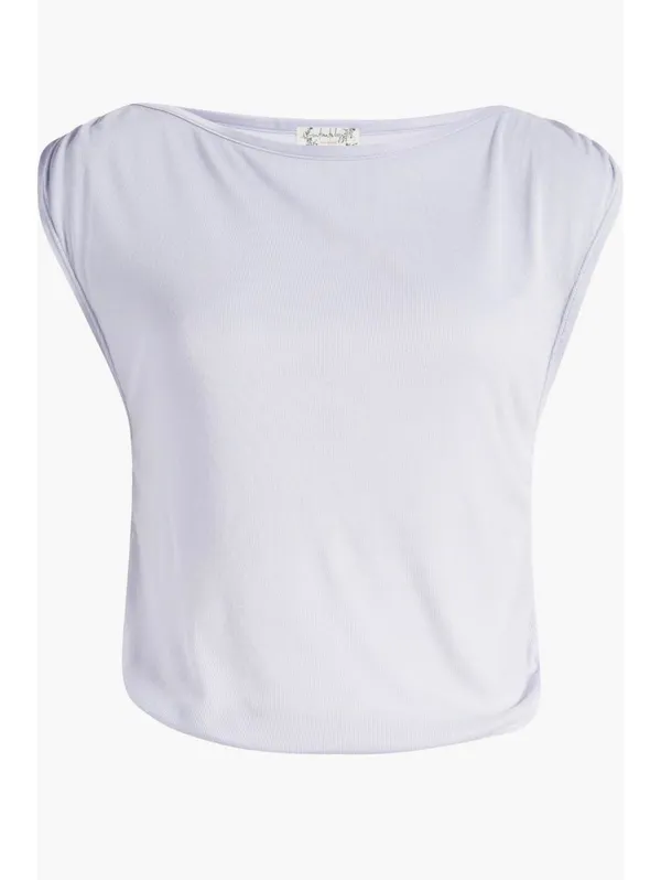 Free People Night We Met Tee Lavender Blue NWT XS - Image 5