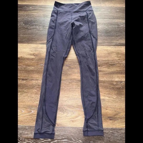 Lululemon Sculpt It Tight High Rise 28” Greyvy Size 6 - Image 4