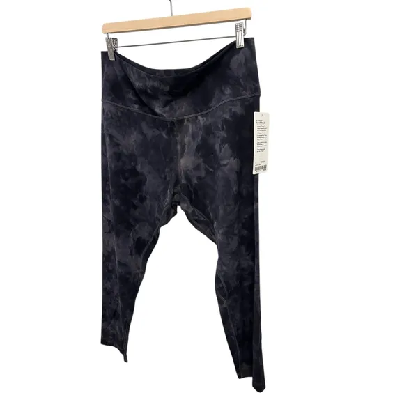 Lululemon Align High Rise Pant 28" 7/8 Diamond Dye Pitch Grey Size 18 NWT - Image 6