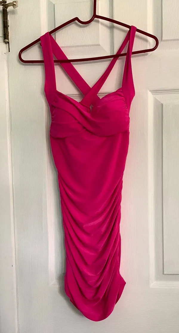 Windsor Pink Crossback Dress - Image 2