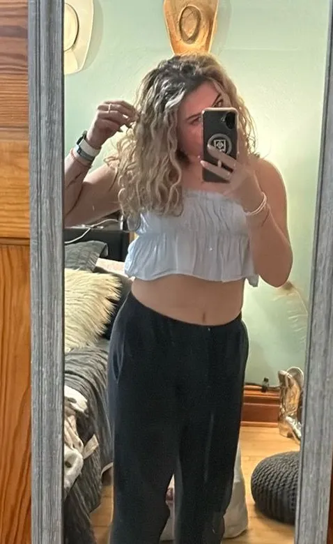 Crop Top Blue Shein - Image 3