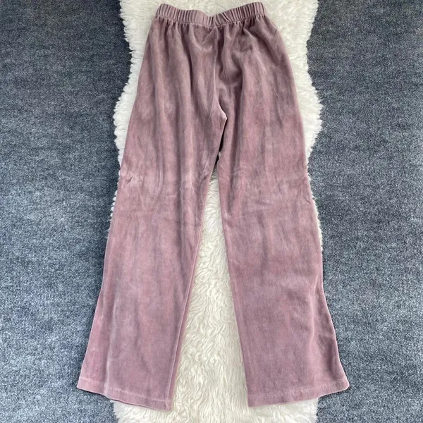 John Galt Velour Pants Mauve Pink Purple Anastasia Velvet Sweatpants - Image 7