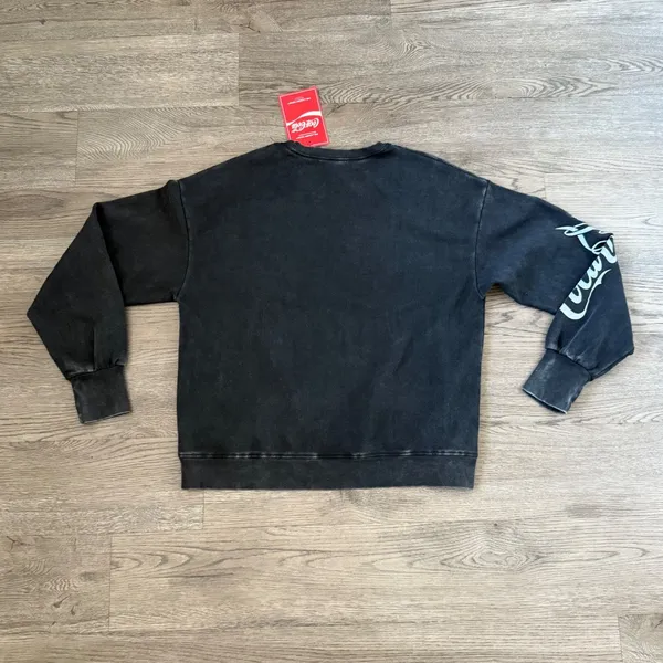 The Laundry Room Coca Cola‎ Disco Classic Crewneck Sweater Black Snow Size L NWT - Image 4