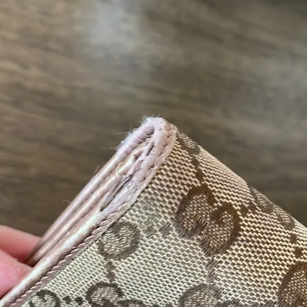 Gucci Canvas GG Continental Wallet - Image 8