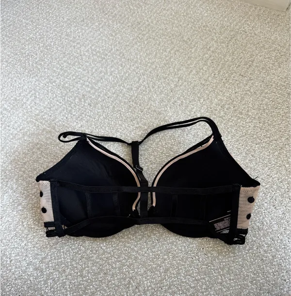 Victoria's Secret Very Sexy Push Up Polka Dot Underwire Bra 34C - Image 3