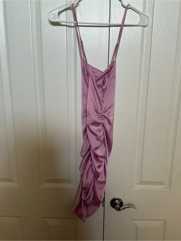Forever 21 Dusty Lavender Satin Slip Dress - Image 3