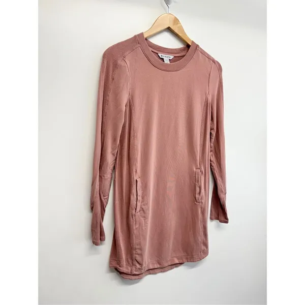 Athleta Balance Dress Long Sleeve Front Pockets Size‎ Extra Small Crewneck - Image 10