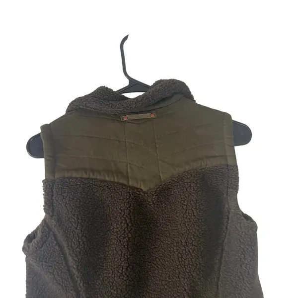Royal Robbins Women's Size Small Army Green Sherpa‎ Canvas Outdoor Vest - Image 7