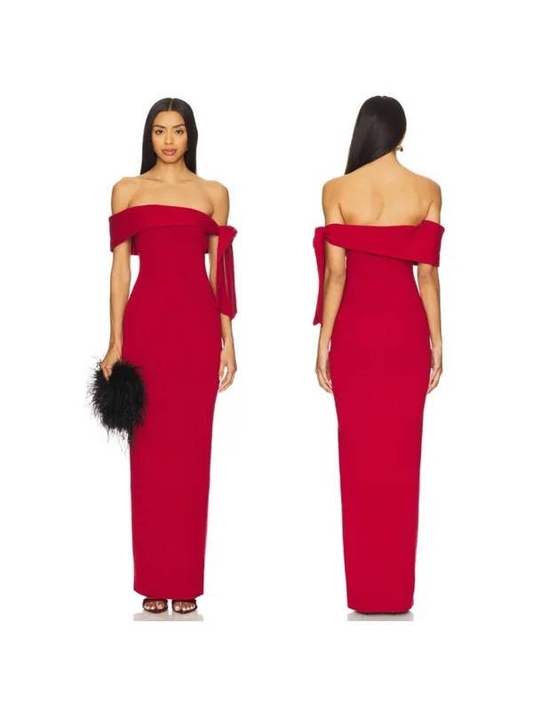 SNDYS x REVOLVE Jaymes Maxi Dress in Deep Red - Image 2