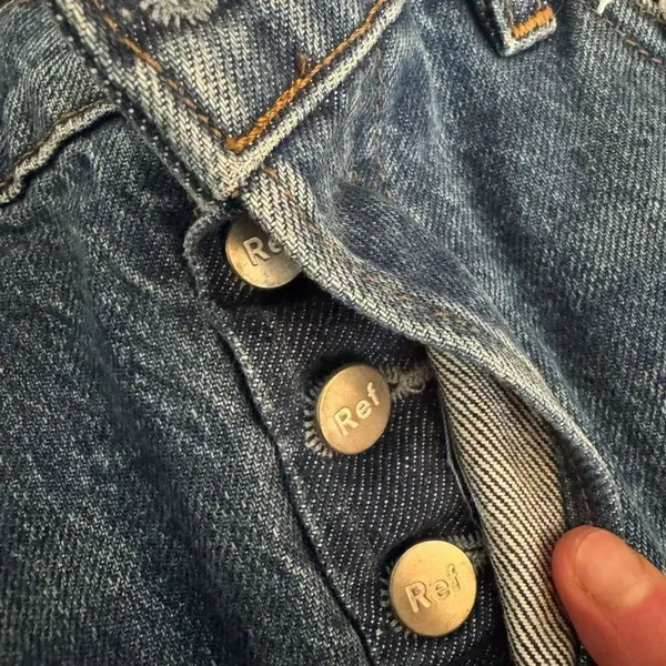 Reformation Dixie High rise Jean Shorts Iskar Wash NWT 26 - Image 8