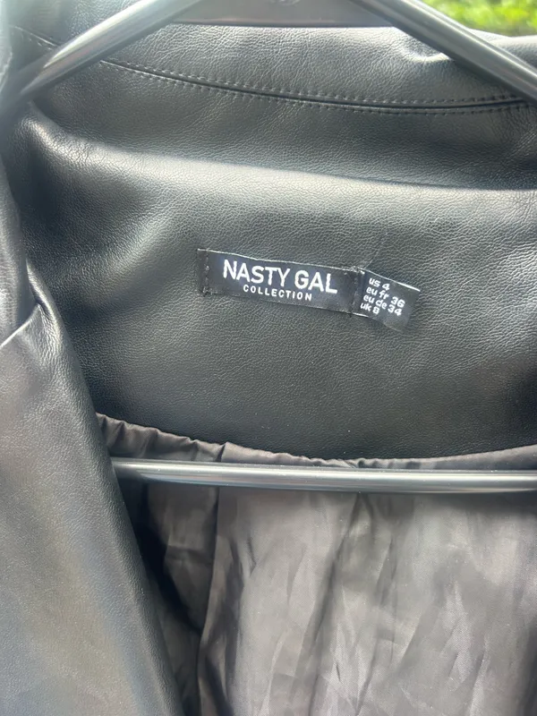 Nasty gal leather jacket  - Image 2