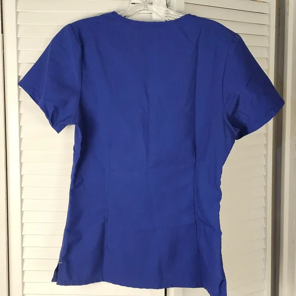 Figs Womens Blue Cabral One Pocket‎ Scrub Top XS - Image 2