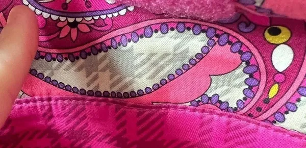 Vintage Vera Bradley Laptop Tote Bag Paisley Plaid case travel quilted pockets - Image 11