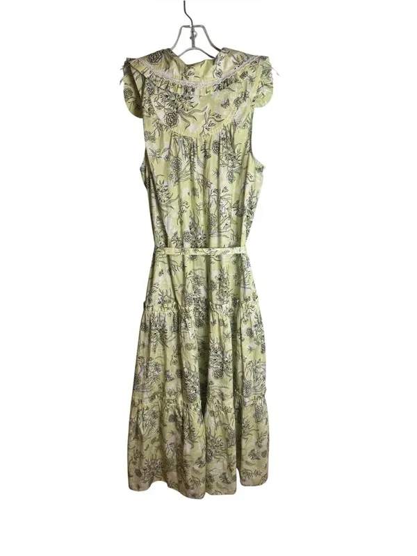 Hunter Bell Westin Midi Dress Green Gardenia S - Image 3