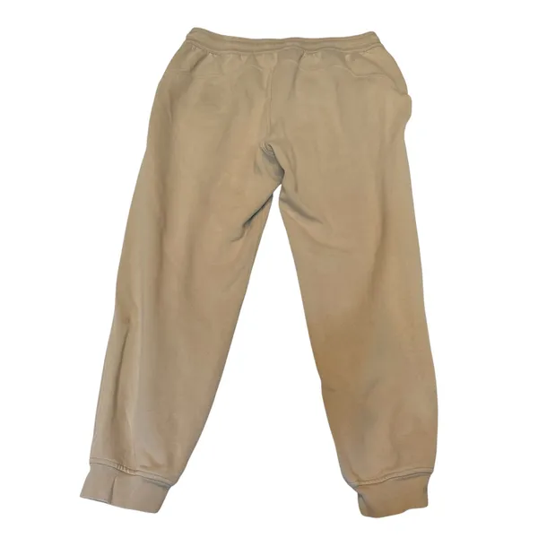 Lululemon High Rise Scuba Jogger Pants Trench Beige Fleece Comfy Lounge Size 12‎ - Image 2