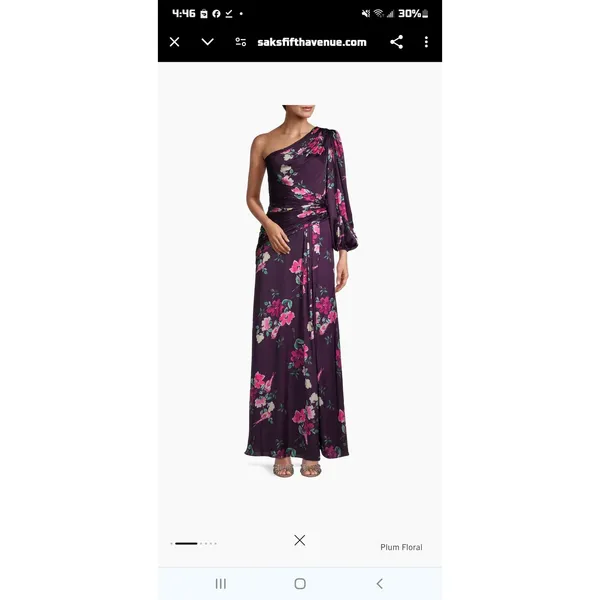 Ieena for Mac Duggal Gown.a22 Purple Size L - Image 5