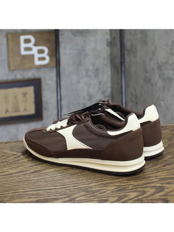 Universal Thread Skyler Jogger Sneakers Double Lace Low Top Brown Multi 7.5M - Image 2