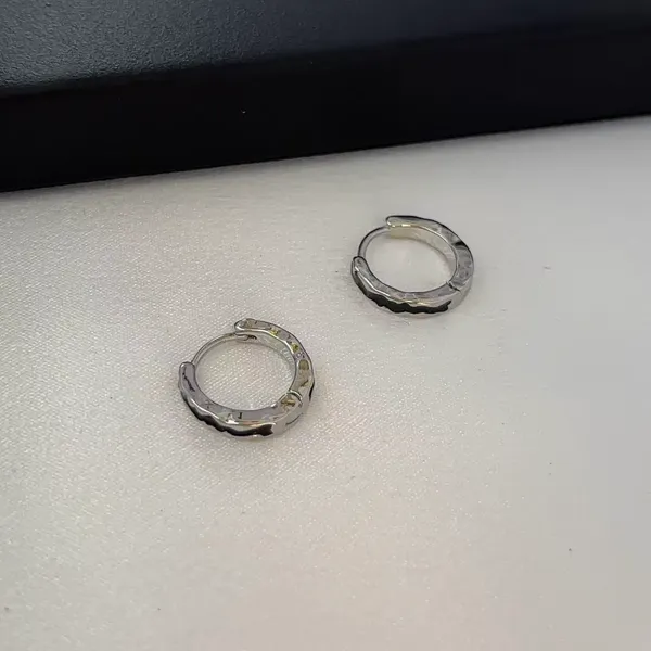 14mm Irregular Small Hoop Earrings for Men Women Streetwear Hip Hop Punk Unisex Style - Image 3