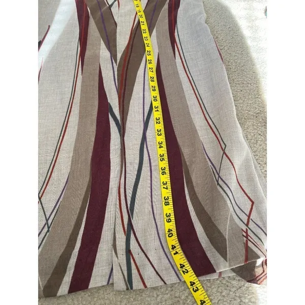 Vintage 70s Mary Martin Florida brown long sleeve tunic western maxi dress M - Image 8