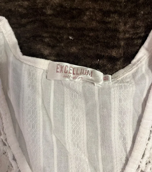 Excellium Collection White Long-sleeve Lace Dress - Image 3