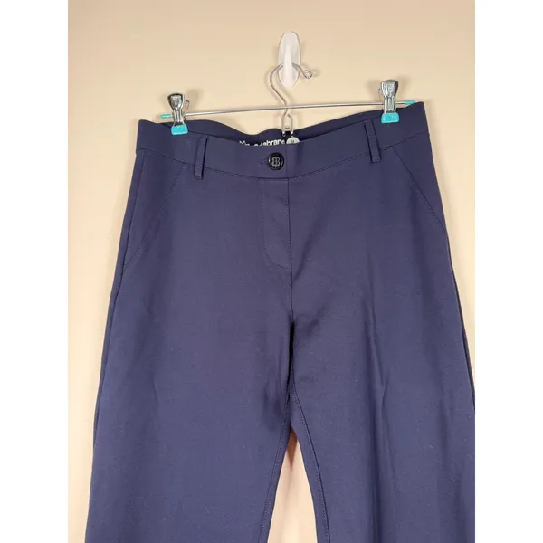 Betabrand Navy Blue Yoga Dress Pants Bootcut Women Medium Tall Long W0104-NY - Image 6
