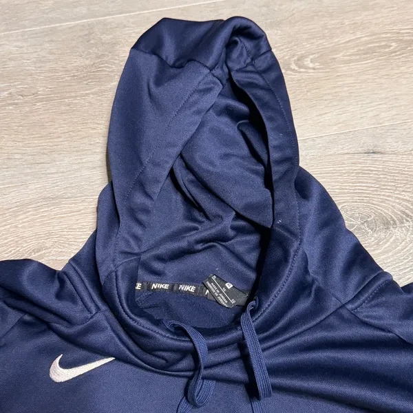 Nike Dri Fit Navy Blue Oiler‎ Tennis Hoodie Sweatshirt Womens XLarge XL - Image 5