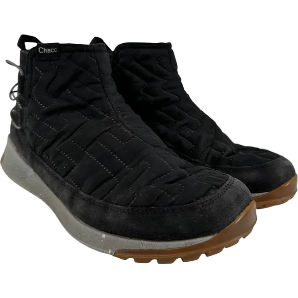 Chaco Borealis Ridge Boots Winter Quilted Fleece Water-Resistant Black 8 - Image 2