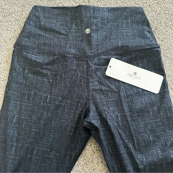 CRZ YOGA Sport Leggings The Moon and Black NEW - Image 2