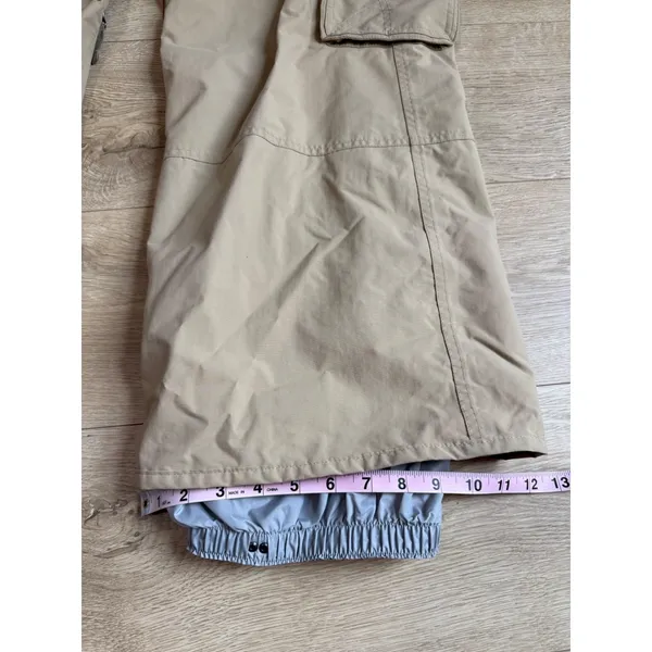 B by Burton Women's ski snow pants cargo insulated mesh zip y2k adjustable sz L - Image 8