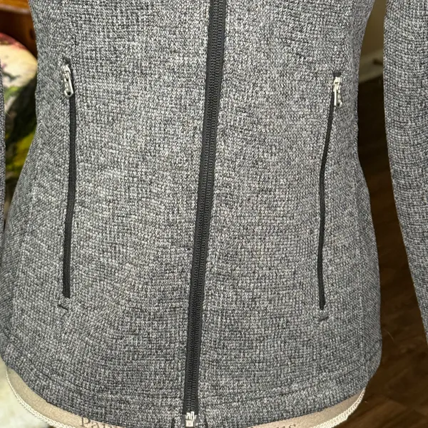 Spyder Grey Women’s Sweater Fleece Jacket Full-zip Closure Zippered Pockets Sm - Image 13