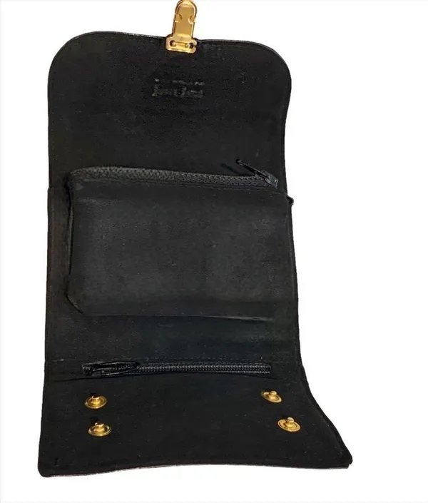 Vintage Exclusively for Black Genuine Leather Fold-open Wallet - Image 5
