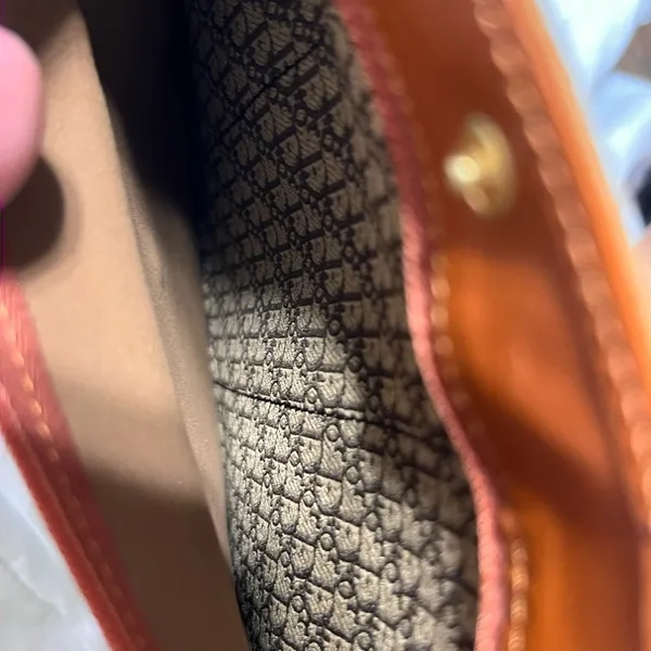Christian Dior Brown Leather & Suede Wallet - Image 6