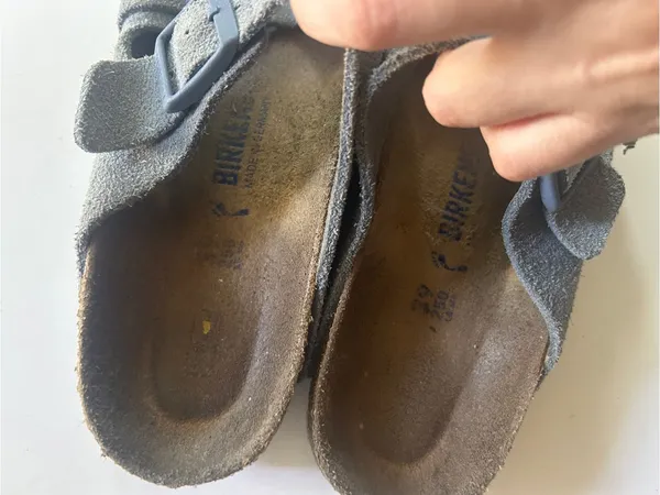 Birkenstock Arizona Suede Leather Sandals 39 - Image 5
