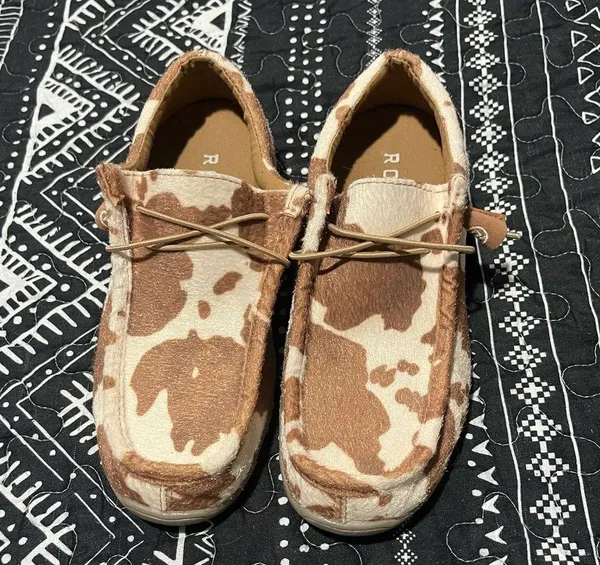 Women’s Cowhide Ropers Size 6 - Image 3