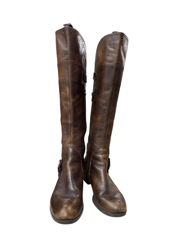 Audrey Brooke wms brown leather below knee equestrian riding boots 6M SKU 10-770 - Image 11