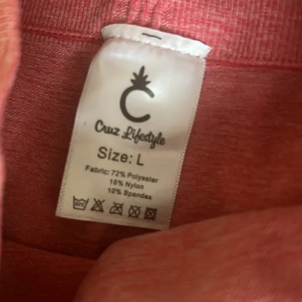 La Cruz pink high-,waisted activewear set New in package - Image 11