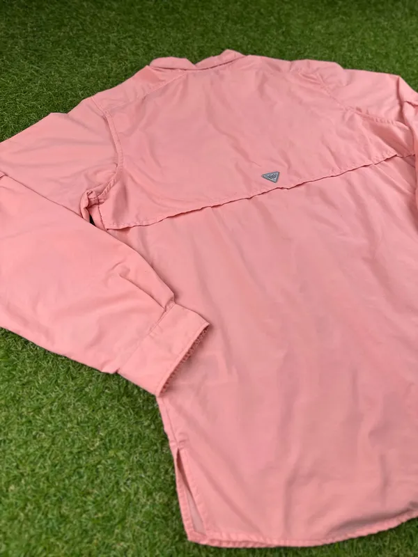 Columbia Sportswear pink long sleeve button up Shacket - Image 15