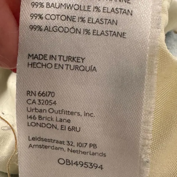 BDG Urban Outfitters High & Wide light wash blue jeans, size 25 western Y2K - Image 12